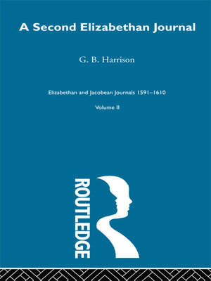 cover image of A Second Elizabethan Journal V2